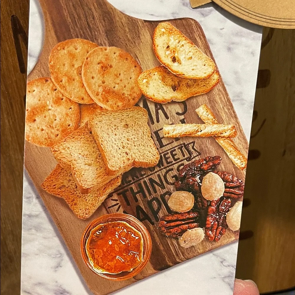 Wooden Cutting Board with Engraved Text